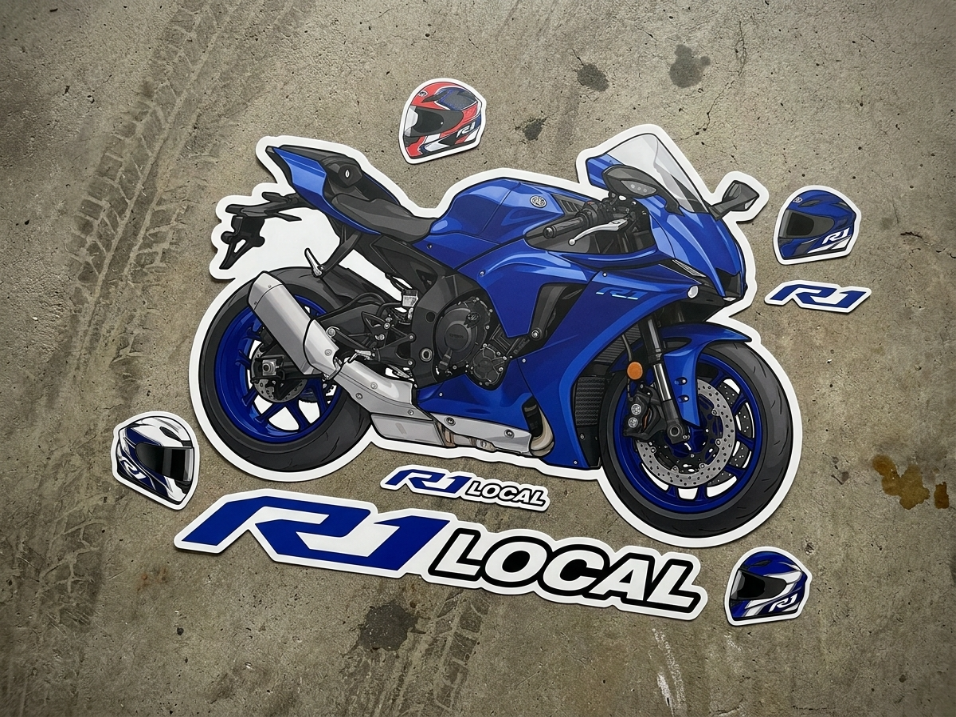 Stickers R1 Local